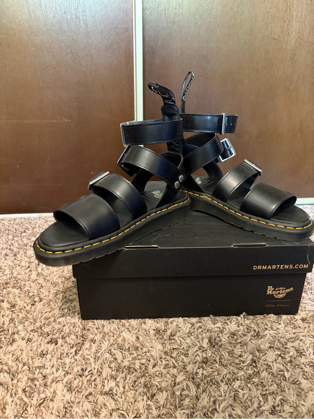 Dr. Martens x Rick Owens Gryphon Leather Sandals